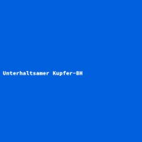 Unterhaltsamer Kupfer-BH
