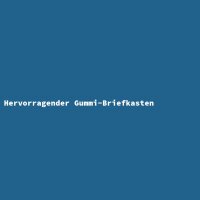 Hervorragender Gummi-Briefkasten